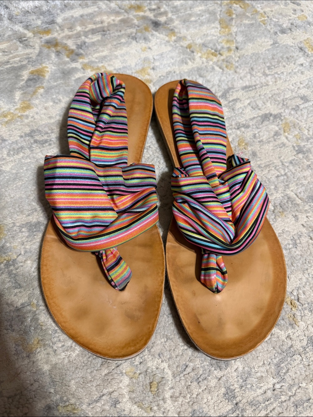 Dirt Laundry Multi Colored Sandals